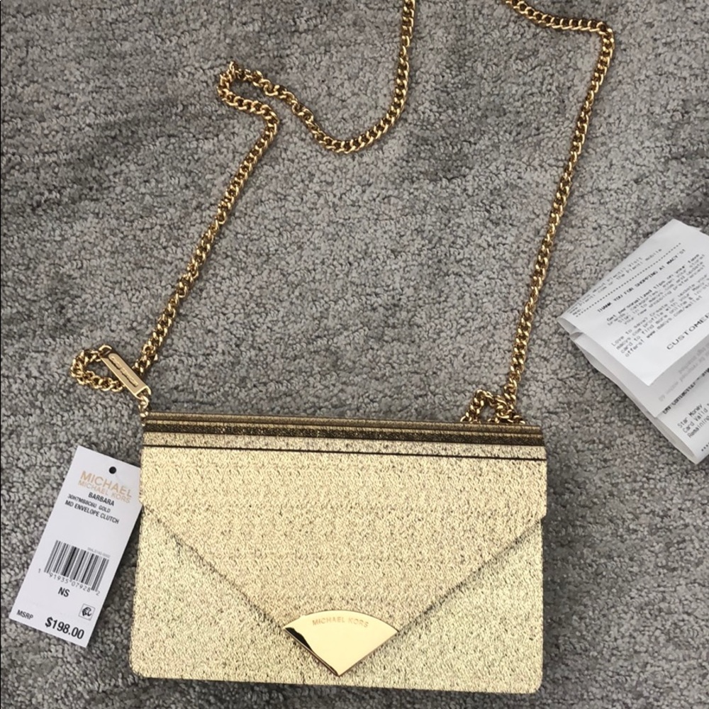 Michael Kors MD envelope clutch